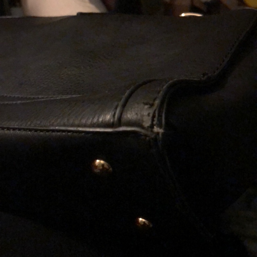 EUC Black Jewrled with Gold Hardware Handbag. - Picture 5 of 5